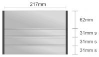 Ds124/BL nástenná tabuľa 217x155 mm design Economy
