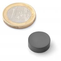 Magnet obyčajný čierny feritový pr.15mm x 5mm