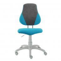 FUXO detská stolička V-Line svetlomodrá / šedá 029