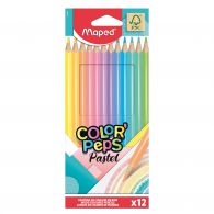 Farebné ceruzky Maped Color Peps Pastel 12ks