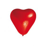 Nafukovací balónik tvar srdca pr.55cm červený bal. 5ks 59001