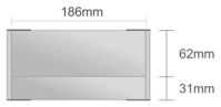 Dc102/BL nástenná tabuľa 186x93 mm design Classic