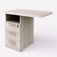 Prístavný kontajner Office Wels ľavý 90x55x76,2cm,