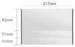 Ac127/BL nástenná tabuľa 217x155mm Alliance Classic /93+31+31