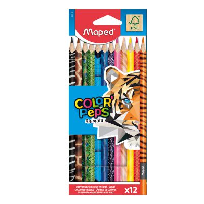 Farebné ceruzky Maped Color Peps Animals 12ks