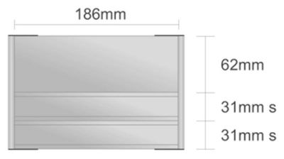 Dc111/BL nástenná tabuľa 186x124 mm design Classic